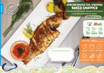 AFRICAN SPICED FOIL WRAPPED BAKED SNAPPER