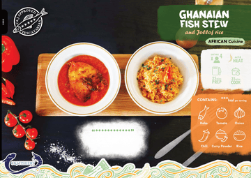 GHANAIAN FISH STEW AND JOLLOF RICE