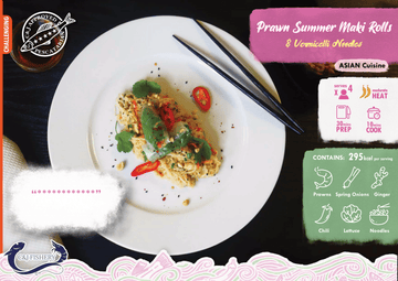 PRAWN SUMMER MAKI ROLLS & VERMICELLI NOODLES